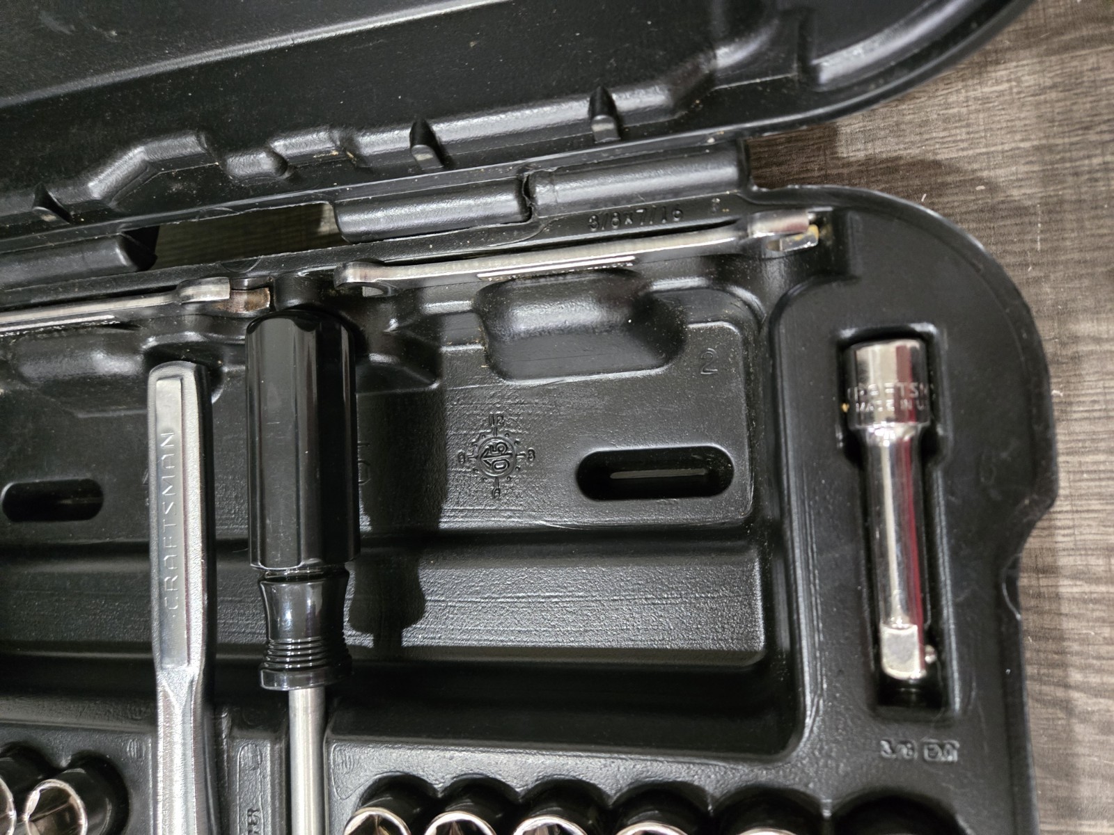 Easy Read Craftsman USA 95 Piece Mechanic Tool Set Complete in Case No 34095