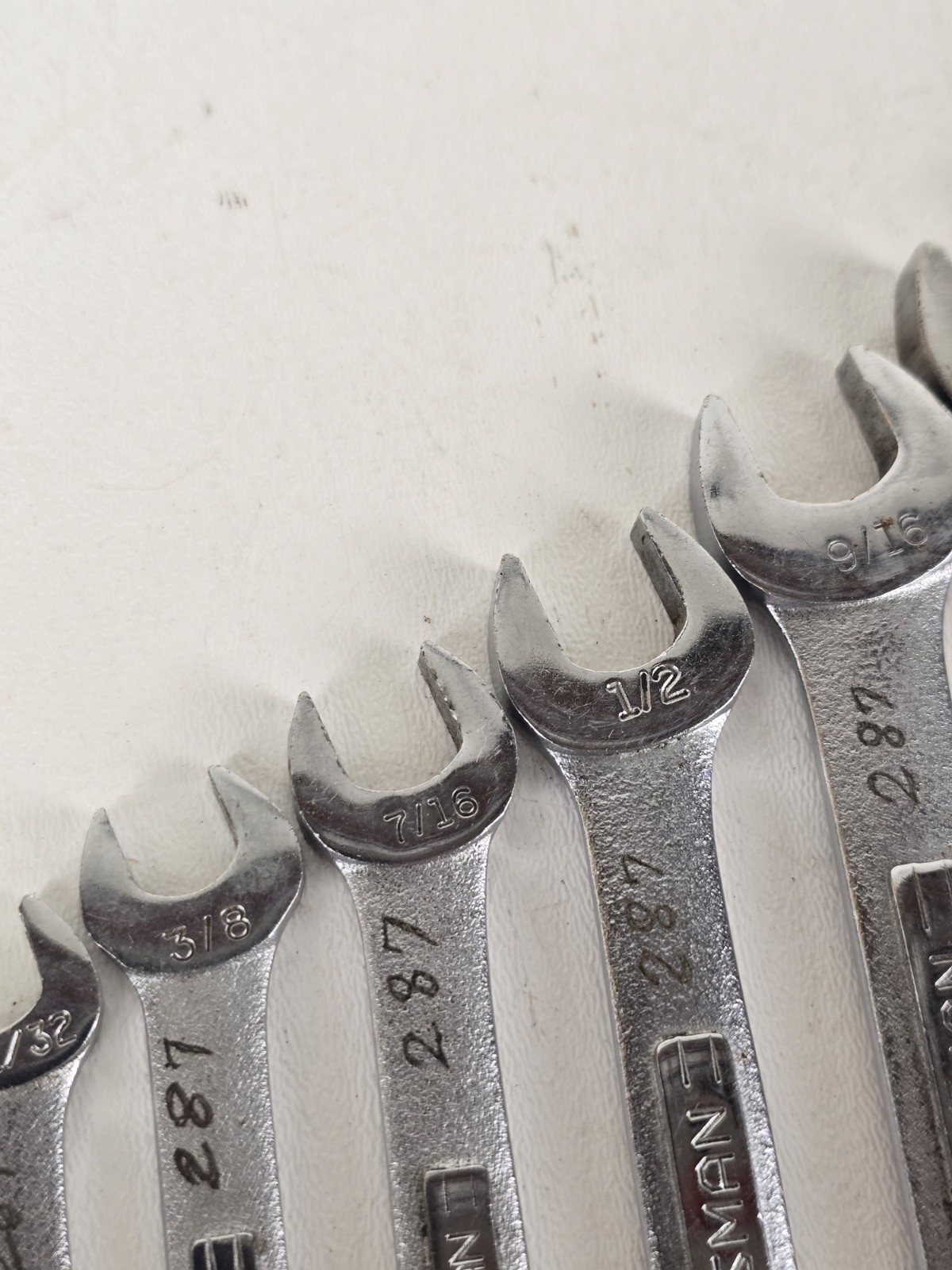CRAFTSMAN 12PT SAE Combination Wrench Set 1/4″ to 1″ -V- & -VV- 14 pieces USA