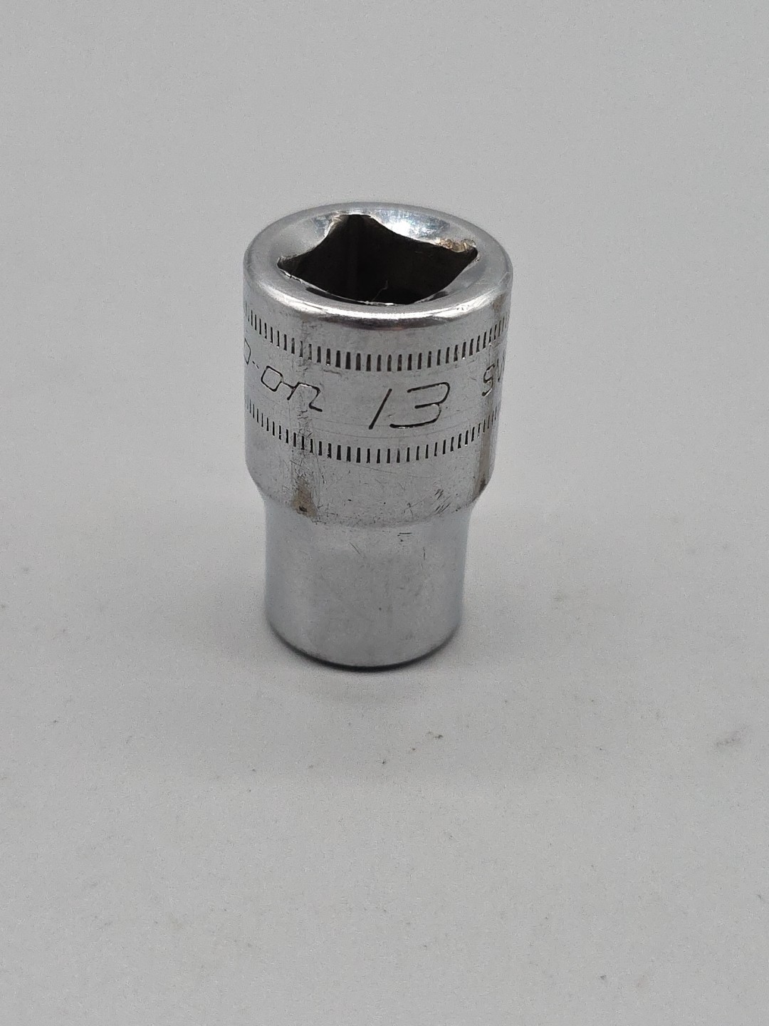 Snap-on Tools SWM131A 13mm 1/2″ Drive Metric 12-Point Shallow Chrome Socket USA