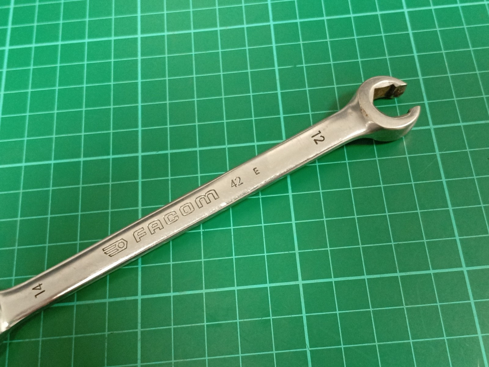 Facom 42.12×14, 12mm x 14mm Flare Spanner Wrench