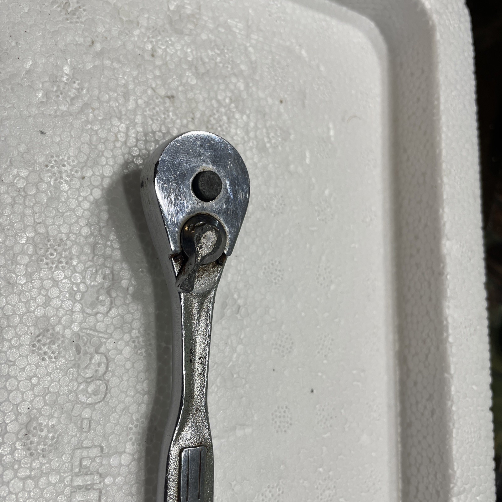 Vintage Craftsman Ratchet -V- Oil Port 1/4 Dr made in USA 43185 works 100%