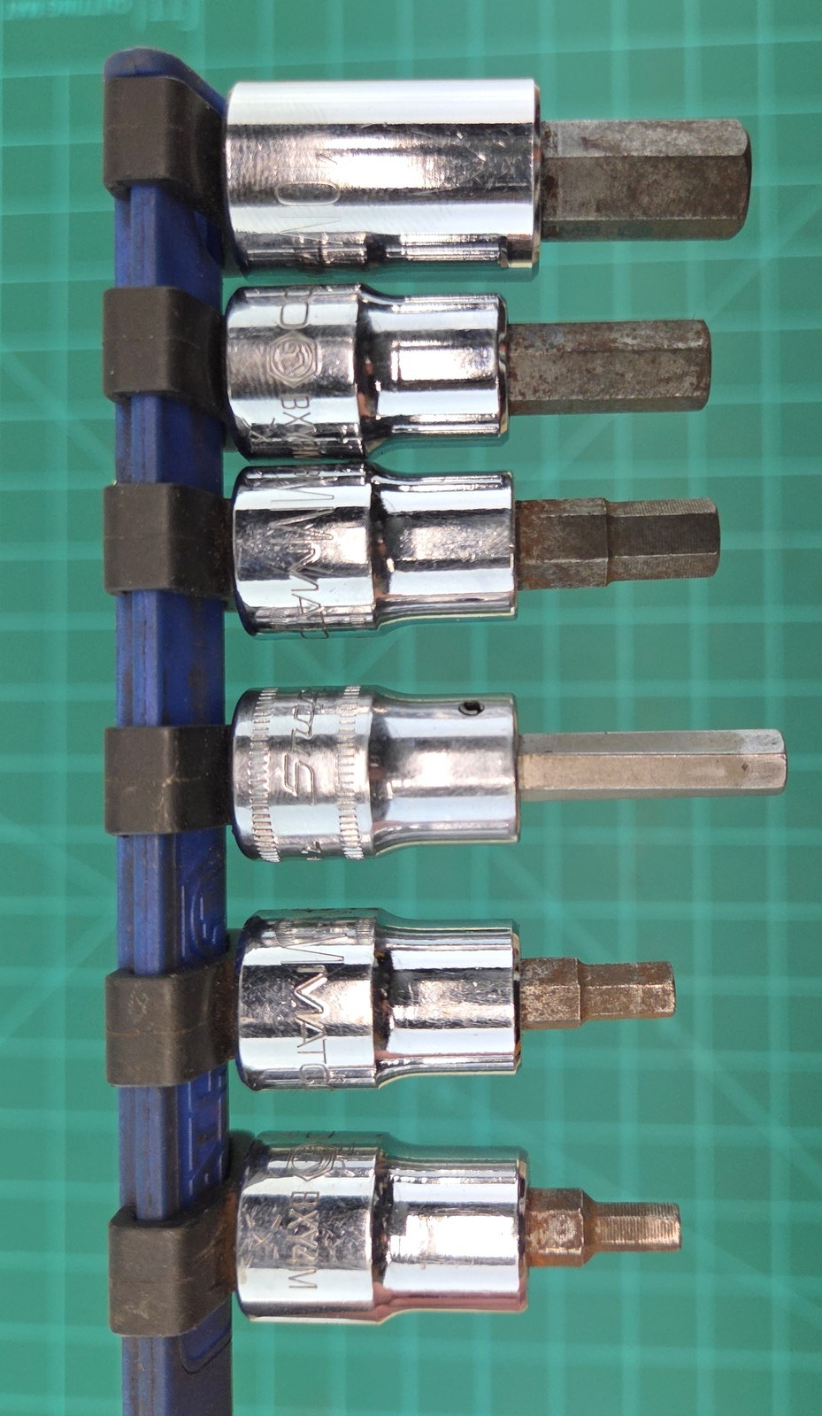 Matco Tools 3/8″ Drive Metric Hex Socket Driver Set 4mm-10mm Allen Sockets 6pc
