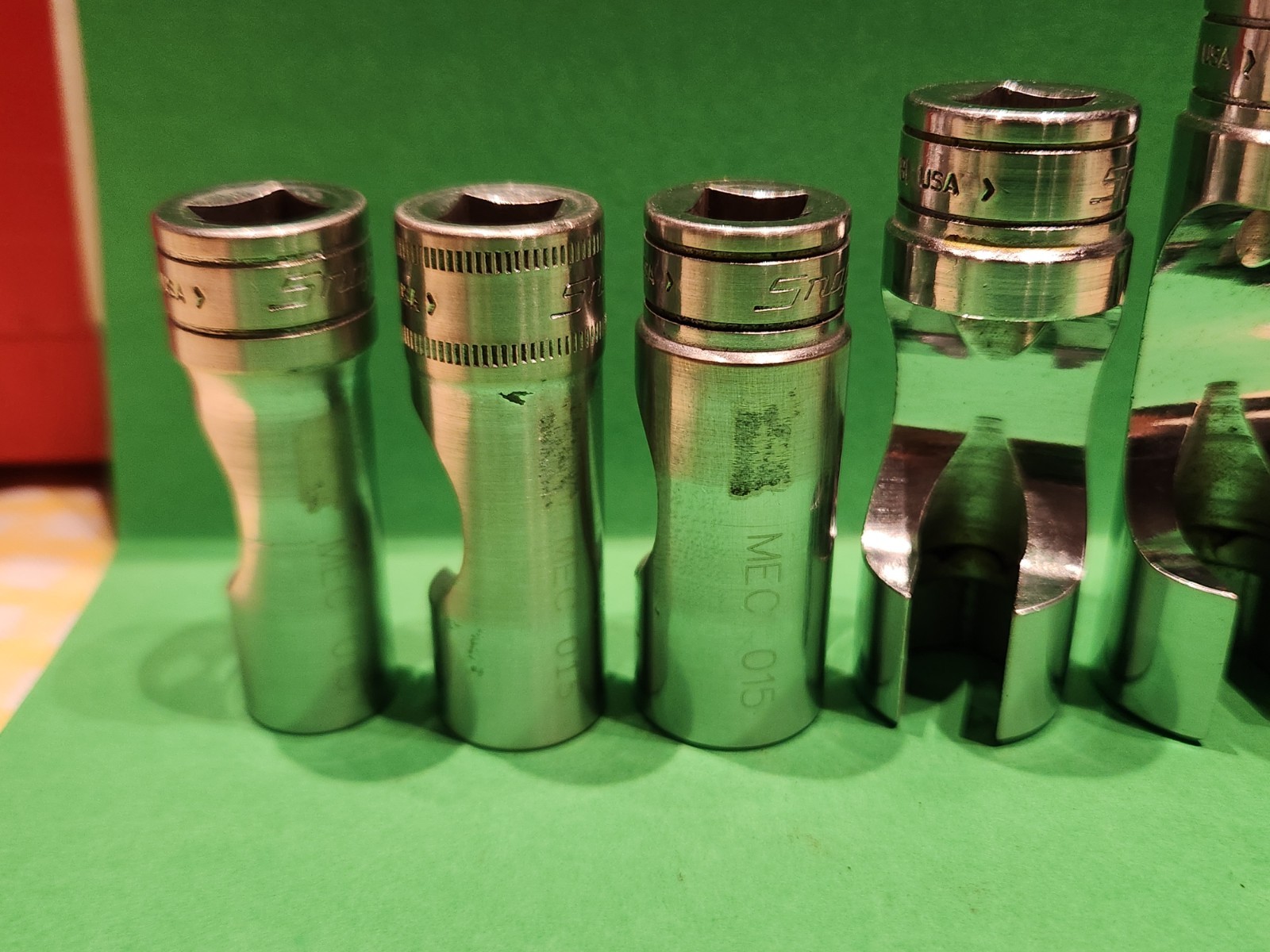 Snap On 7pc 3/8″ Dr. 6-Pt. Deep Flare Nut SAE Socket Set 3/8″-3/4″ 207FRX READ
