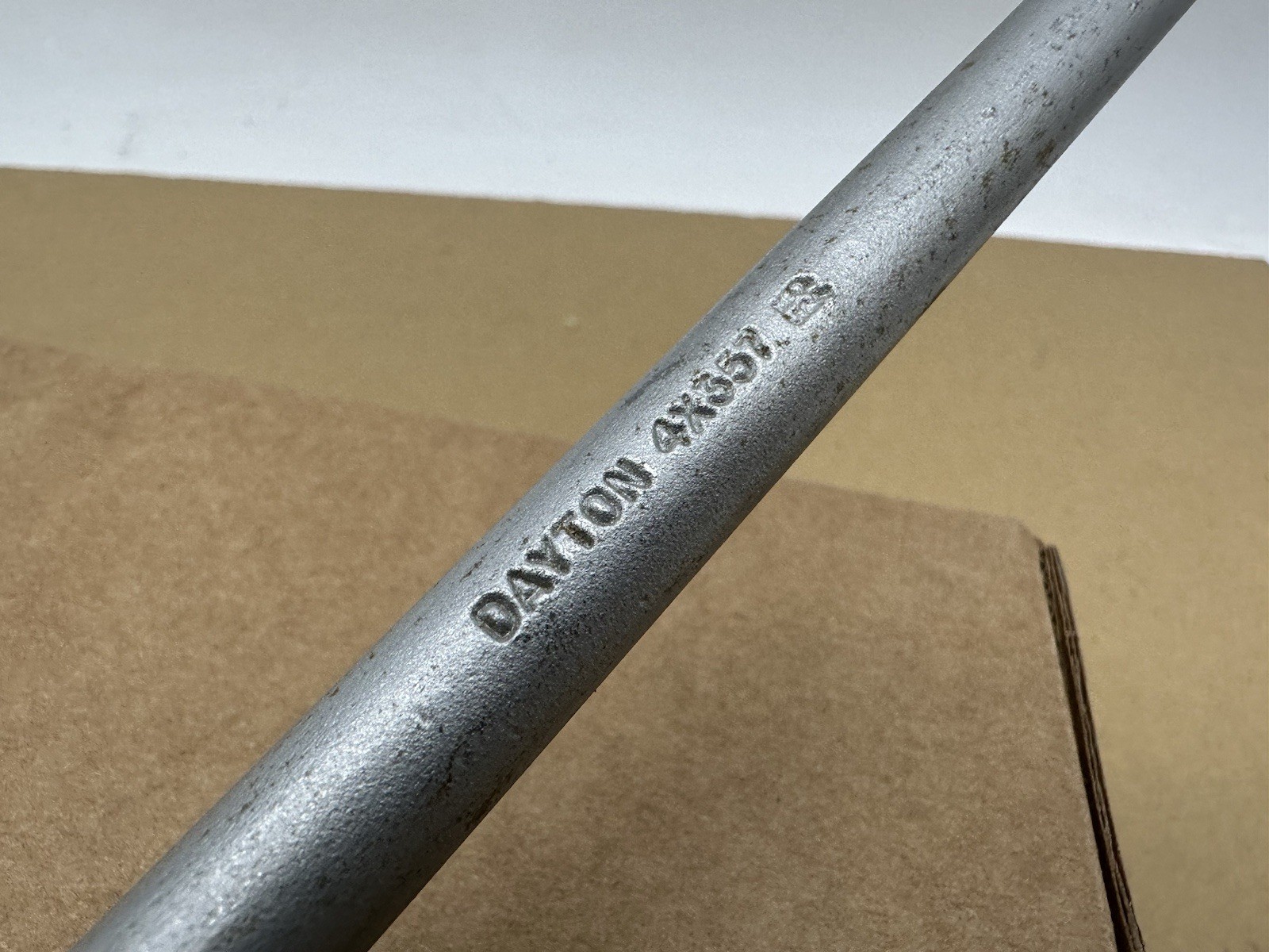 Dayton 18.5″ Speed Wrench 3/8” Drive Speeder Knurled Handle 4×387 Vtg USA