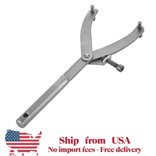 Adjustable Fan Clutch Wrench Holder Tool Universal Flywheel & Sprocket Removal T