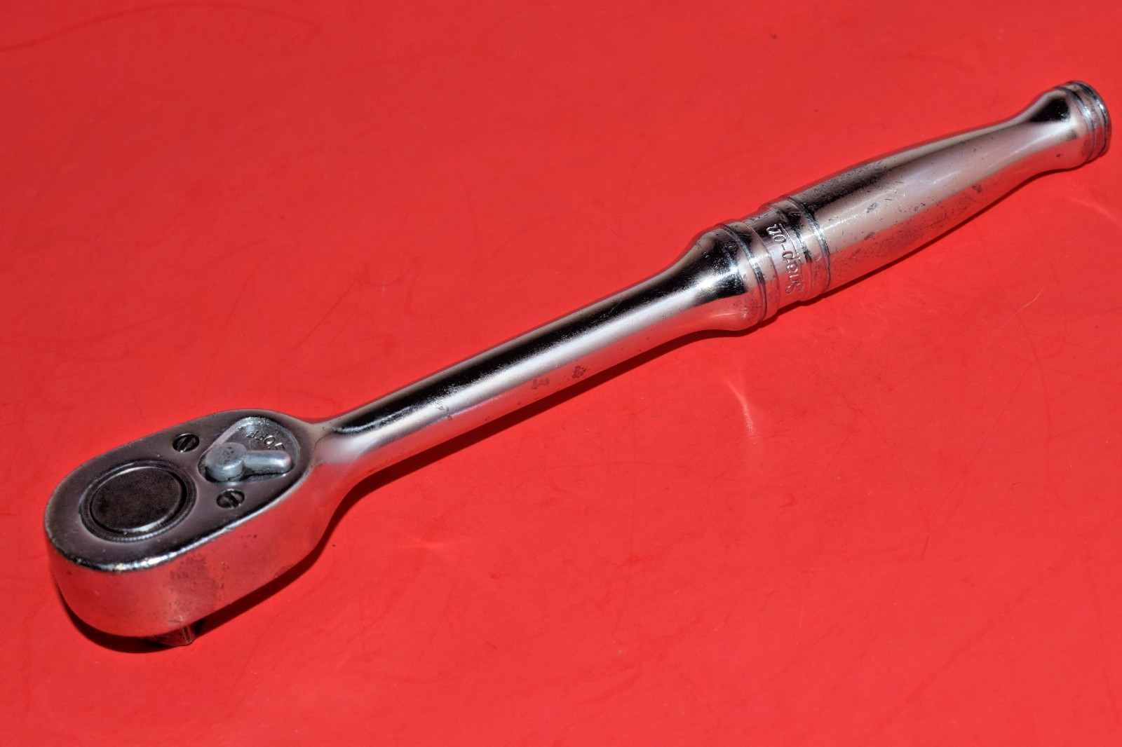 1965 Snap-On 3/8″ Drive 7-1/2″ Long Standard Handle 20 Tooth Ratchet F-710