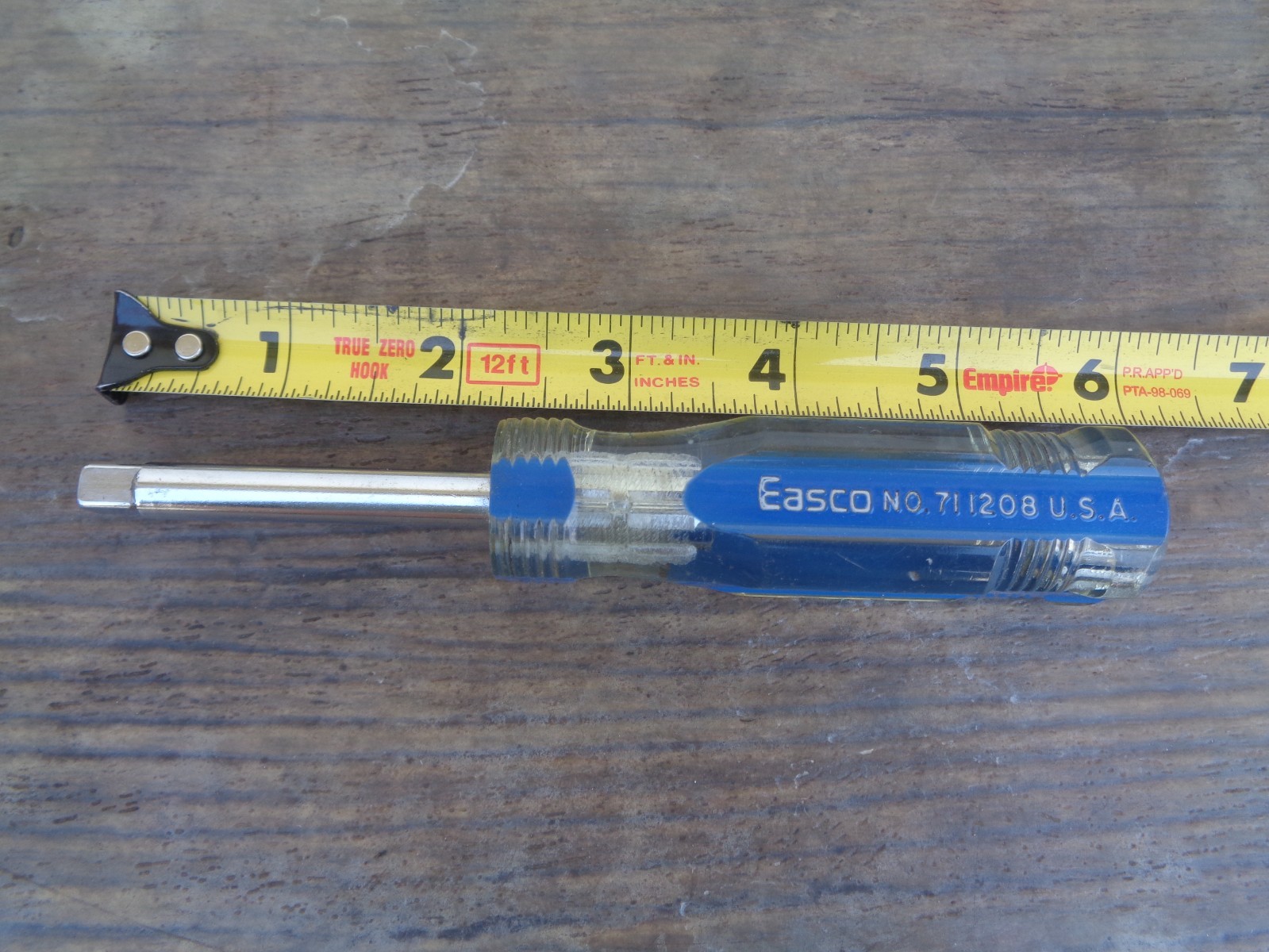 Easco Tools Spinner Handle Socket Extension 1/4″ Drive No. 711208 USA