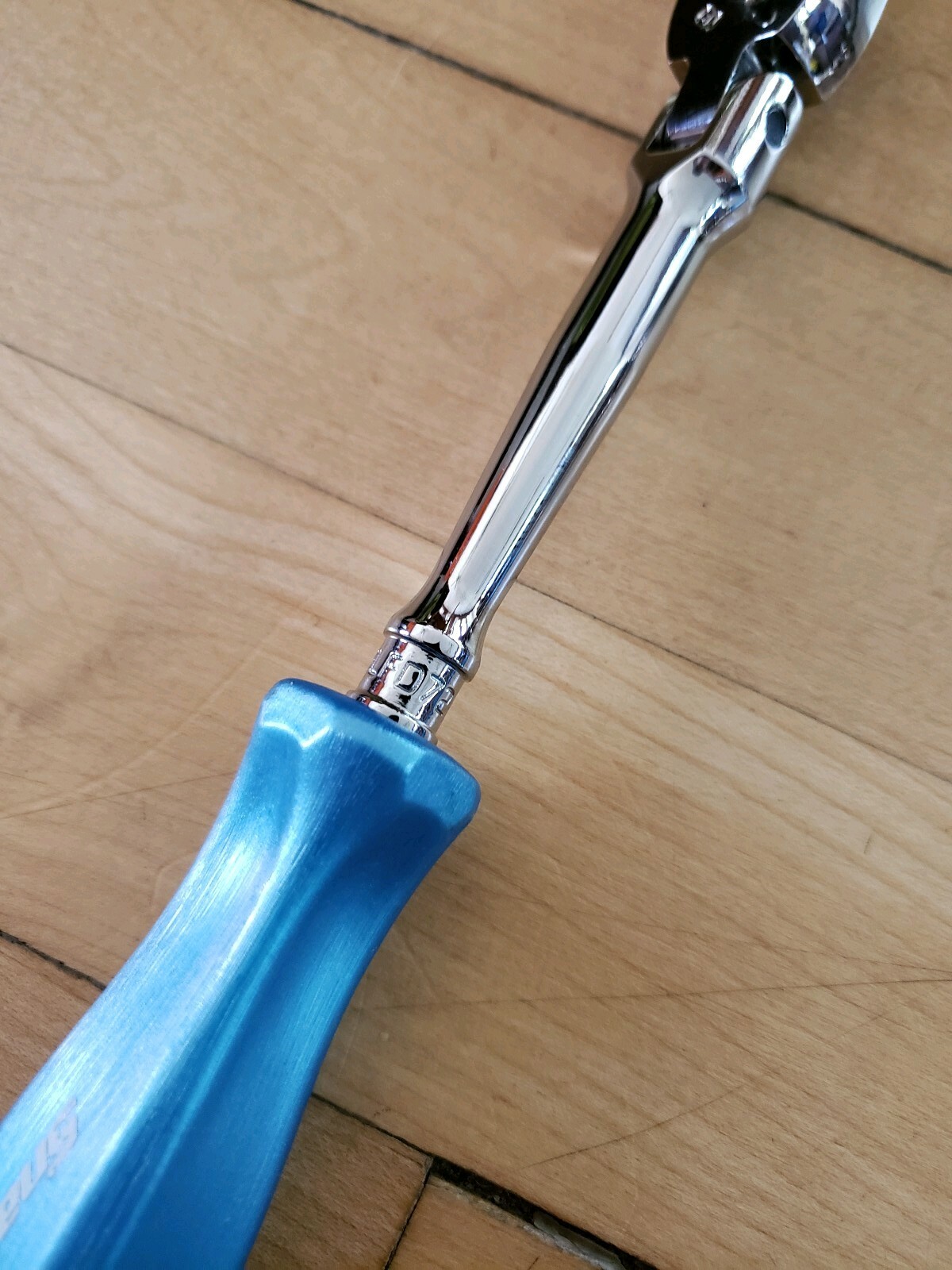 *NEW* Snap On THLFD72 PEARL BLUE Hard Handle 1/4″ Flex Head Ratchet
