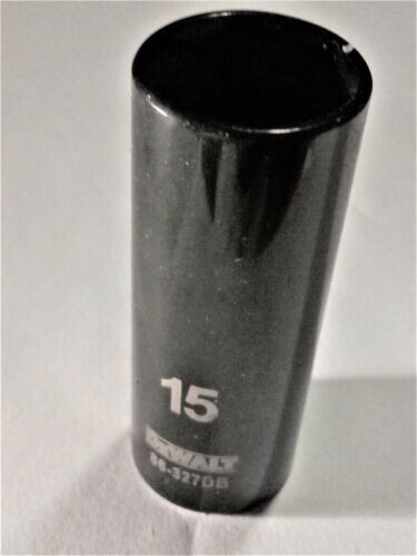 Dewalt 15 mm x 3/8″socket 86-327DB Black Chrome