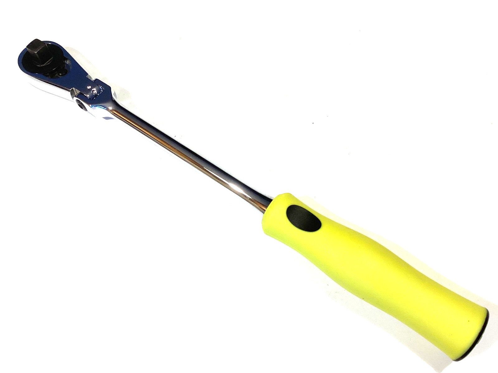 Cornwell USA NEW 3/8”Dr Hi Vis Soft Grip Snap Detent Flex Head Ratchet JRF36HAY