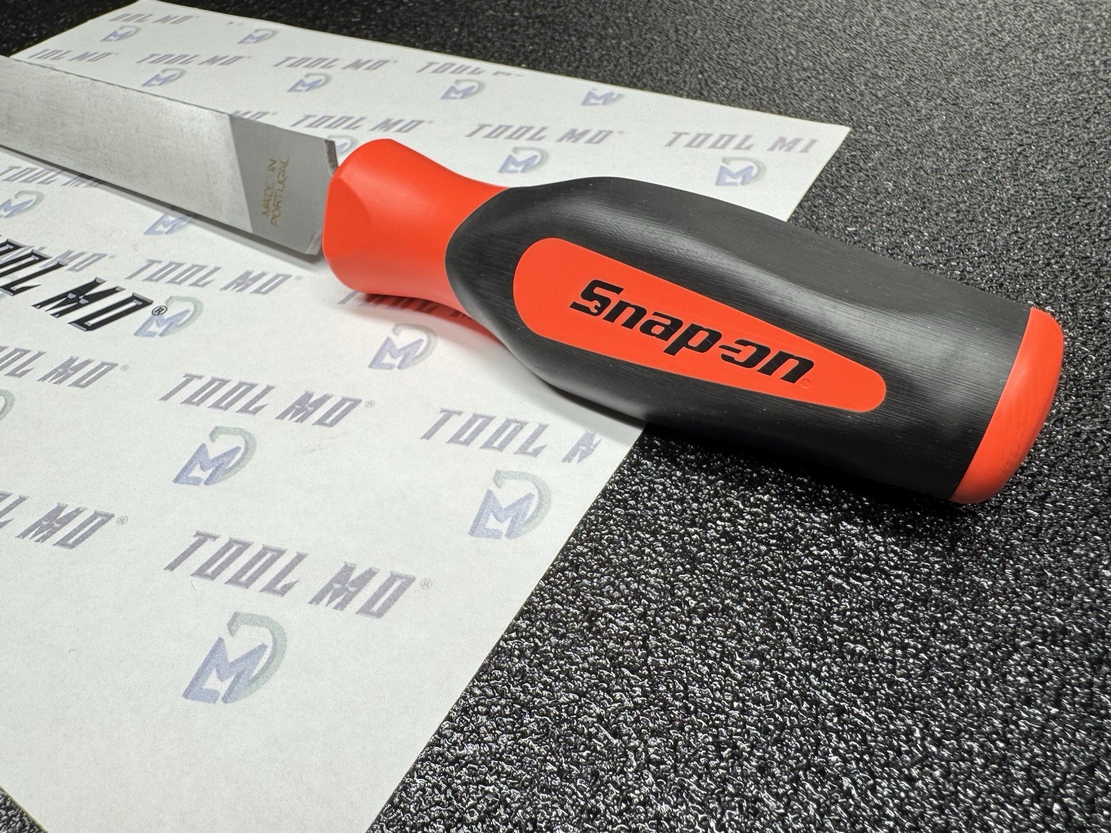 Snap-on Tools NEW ORANGE Soft Grip Flat 10” Length Blade Mill File SGHF616B 10MA