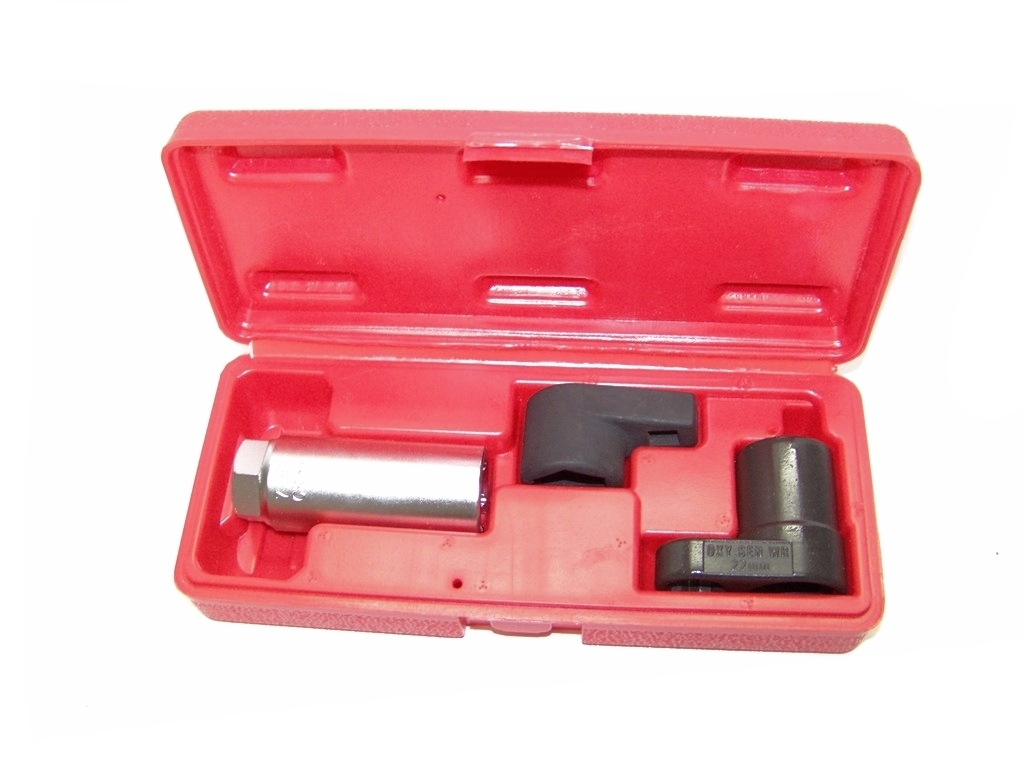 3 pc Oxygen Sensor Socket Wrench O2 Tool Remover Installer 6 Points Sockets Set