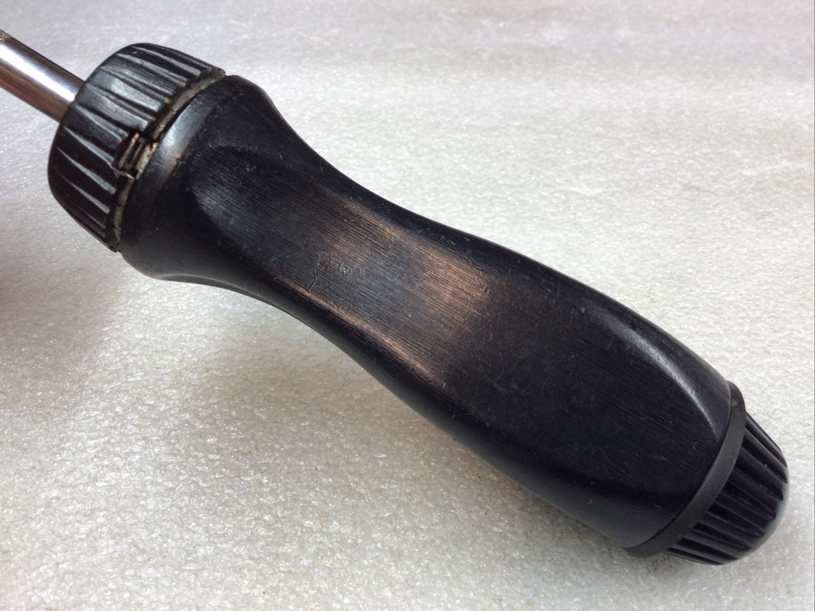 Snap On TMR4 – 1/4″ Square Drive, Ratcheting, 9” Black Hard Handled Driver-USA