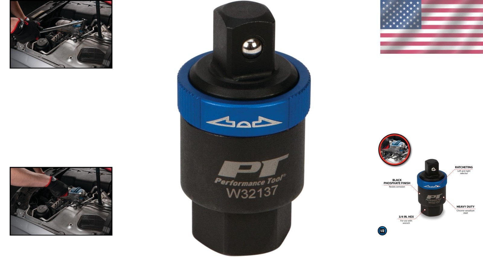 Durable Ratcheting Adapter – Converts Bar into Powerful Ratchet for Mechanics