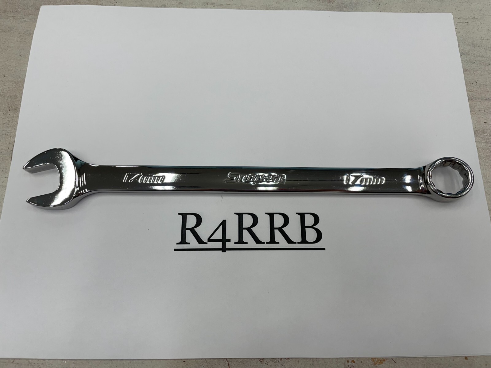 Snap-On Tools USA NEW 17mm Metric Standard 12 Point Chrome Combo Wrench OEXM170B