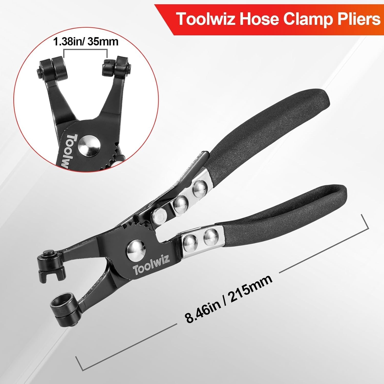 Robust Hose Clamp Removal Tool: Locking Device & Multi-Angle Functionality