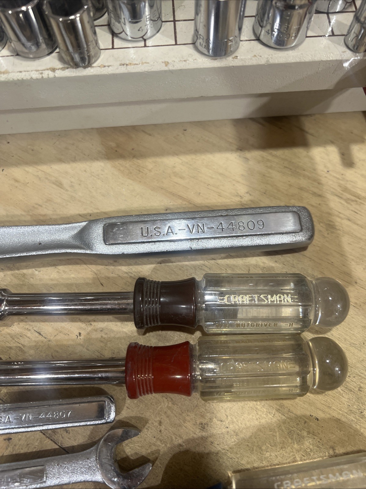 Lot of Craftsman Sockets And Tools