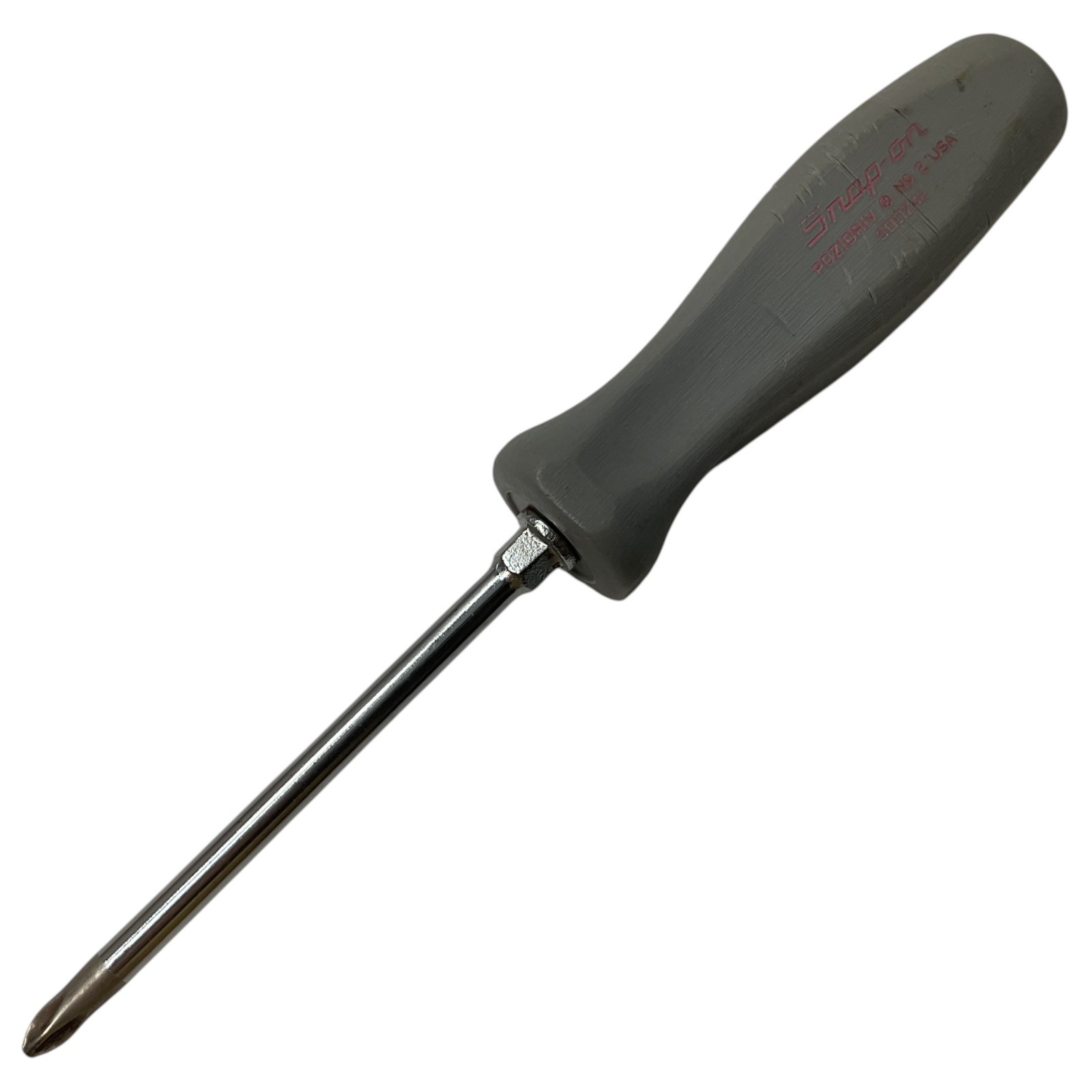 Snap-on Pozidriv Screwdriver #2 SDDZ42 Sold As Pictured Mechanic Tool USA Gray