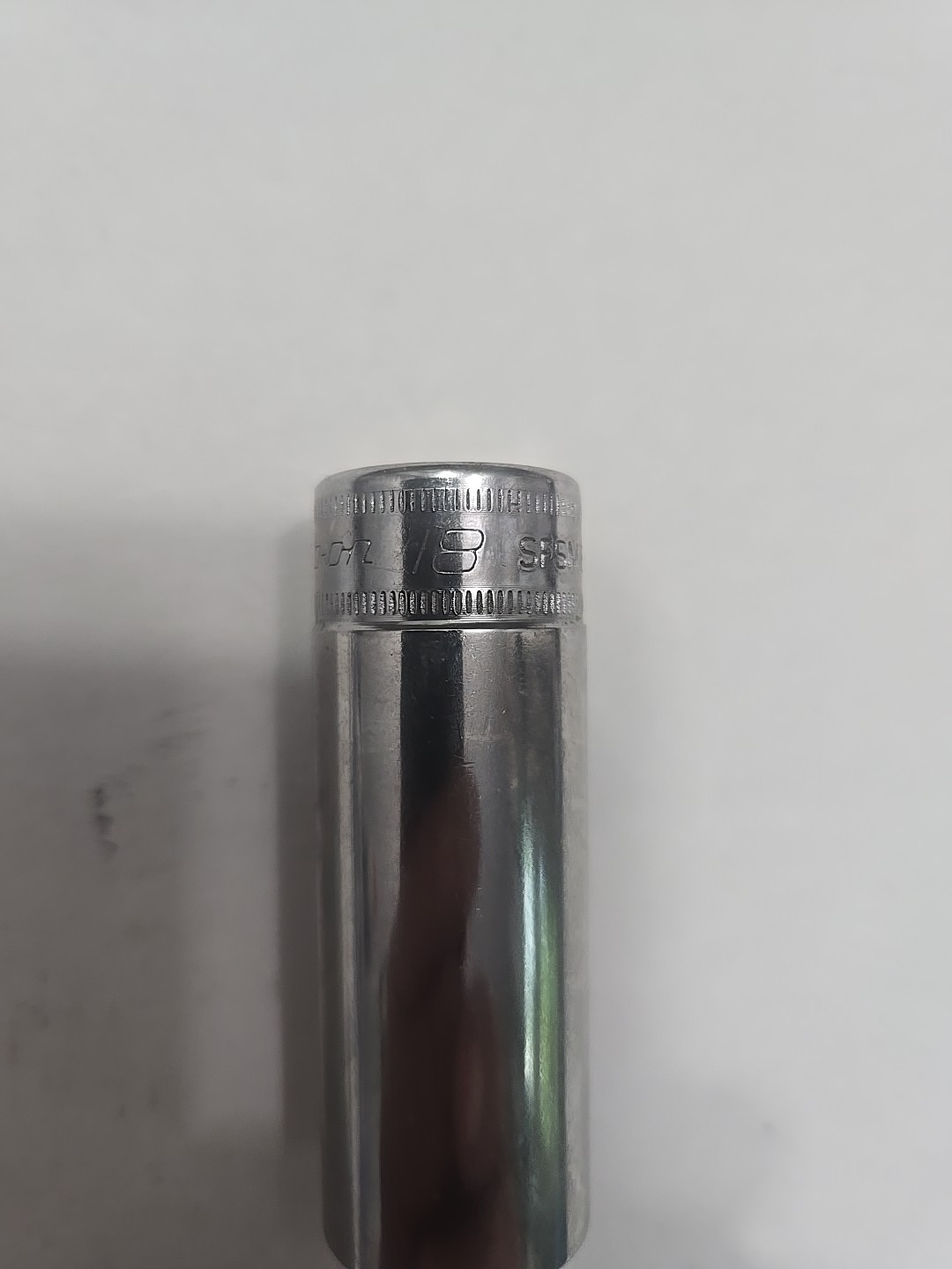 New snap on 18mm 3/8ths Drive deep chrome six point socket Sfsm18 USA