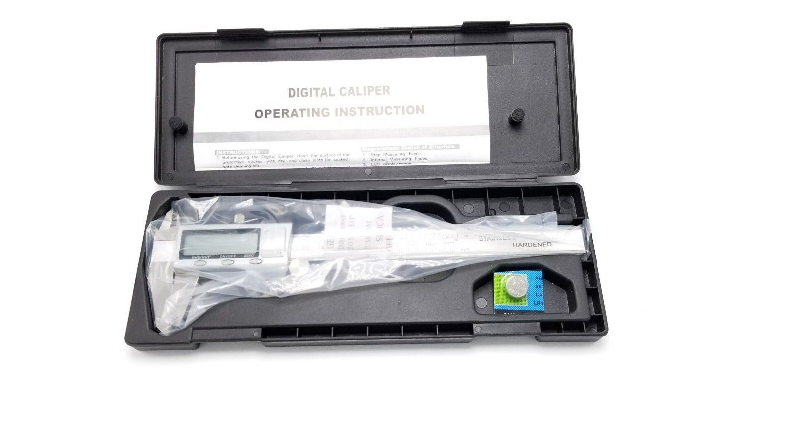Digital Caliper 3 function Fractions 1/128th»/mm/.001″ Car Auto Motorcycle RV