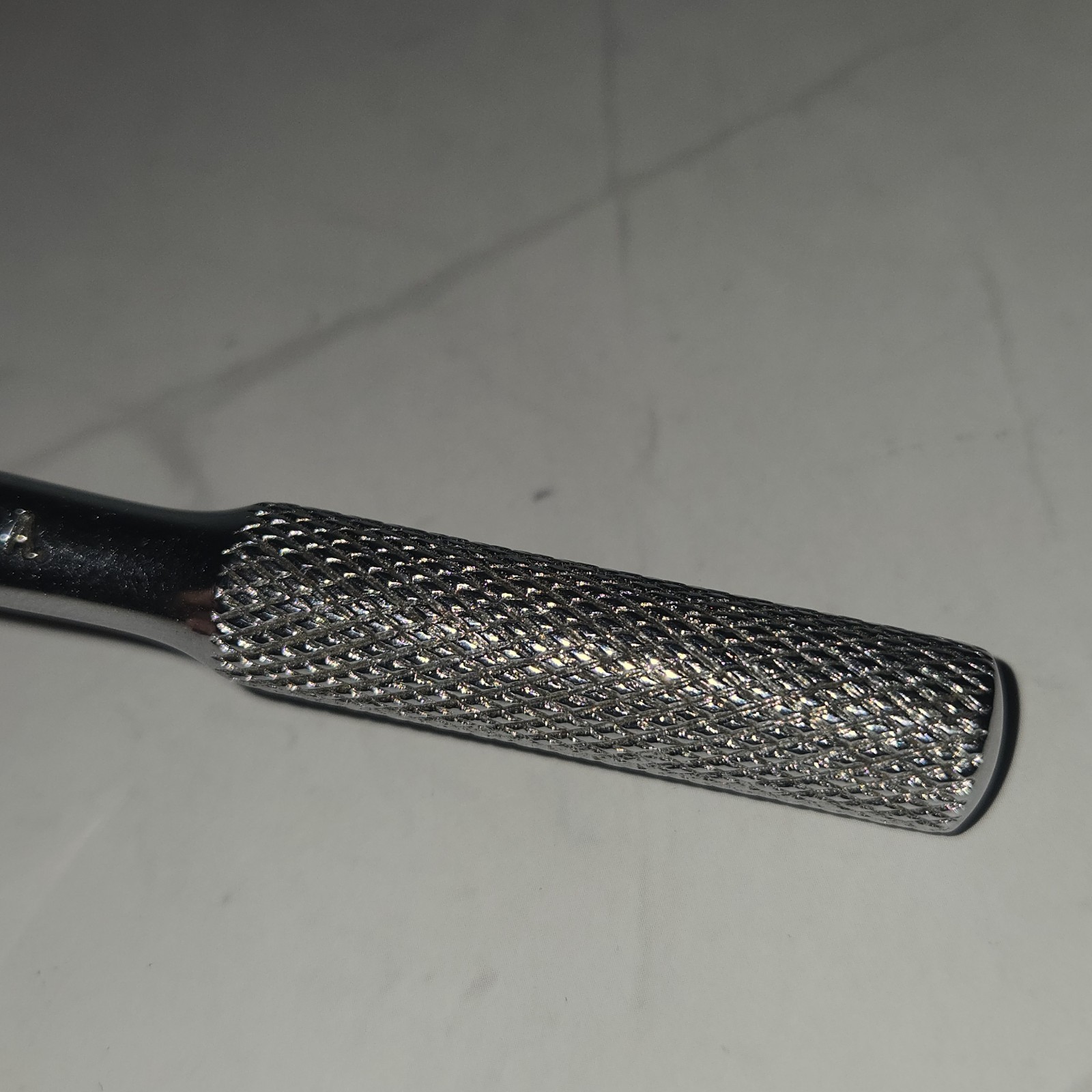 Vtg S-K Tools Ratchet 40970 1/4″ Drive Knurled Handle USA Mechanic Tool Chrome