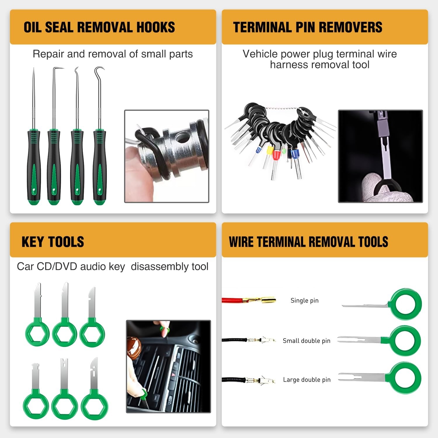 238Pcs Trim Removal Tool, Auto Push Pin Bumper Retainer Clip Set Fastener Ter…
