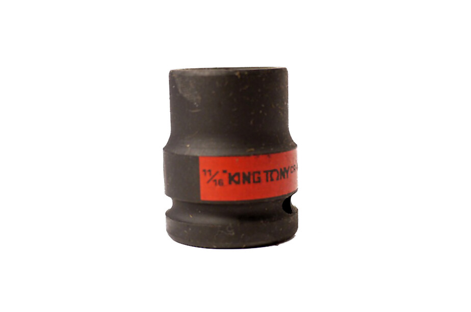 King Tony Taiwan Cr-Mo 1/2in. Dr. 6pt SAE Imperial Impact Socket Option:7/16-1″