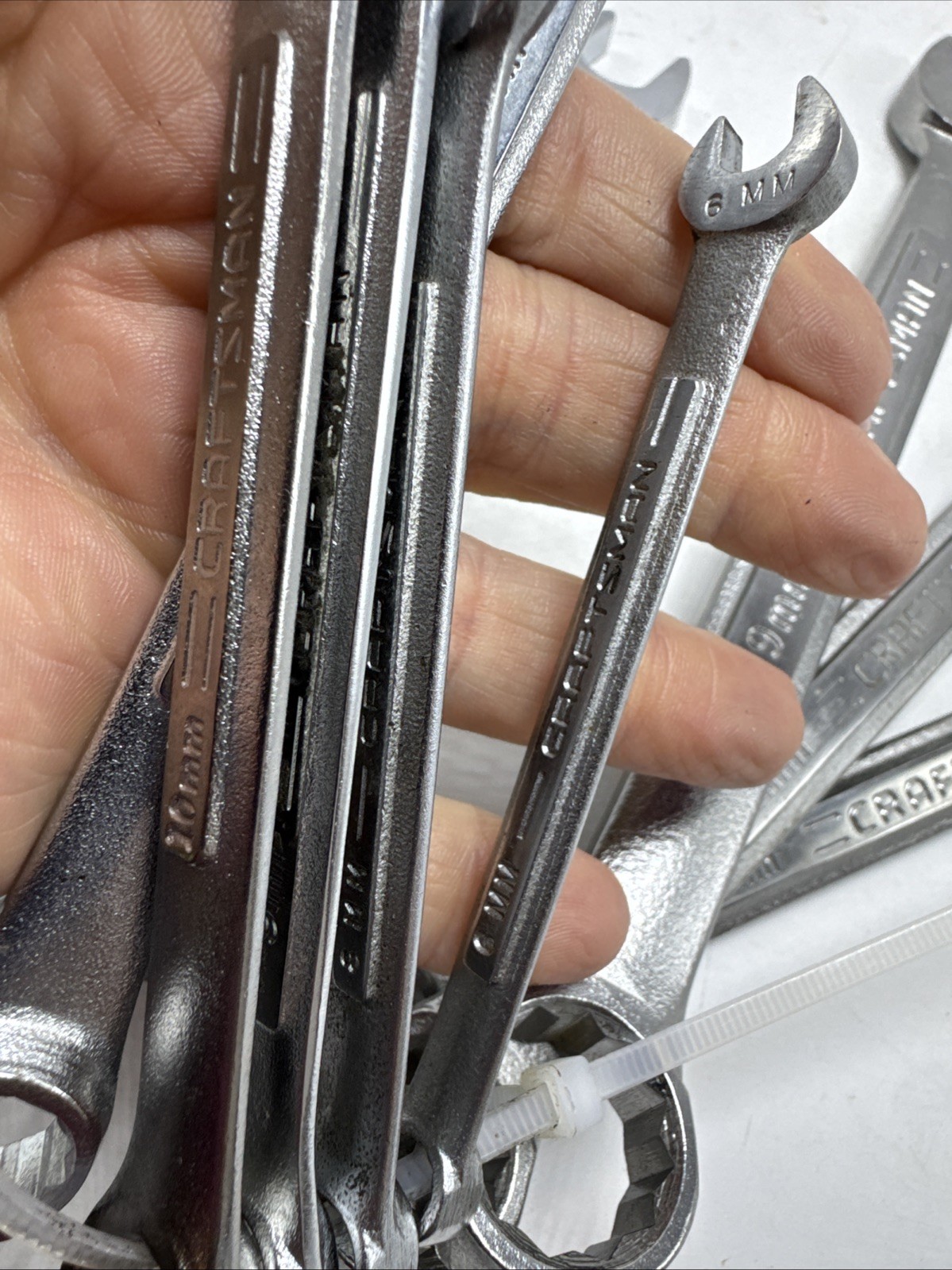 Craftsman Overdrive 11 Piece Metric Combination Wrench Set 6mm – 19mm USA