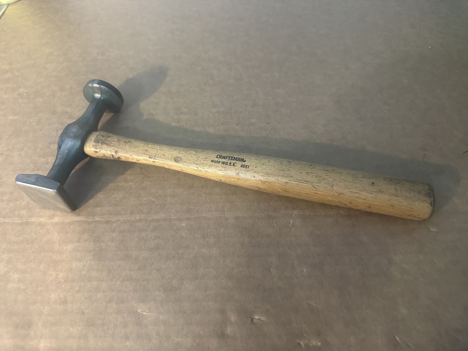 VINTAGE CRAFTSMAN AUTO BODY HAMMER 4551 WITH ORIGINAL HANDLE USA ** NICE **