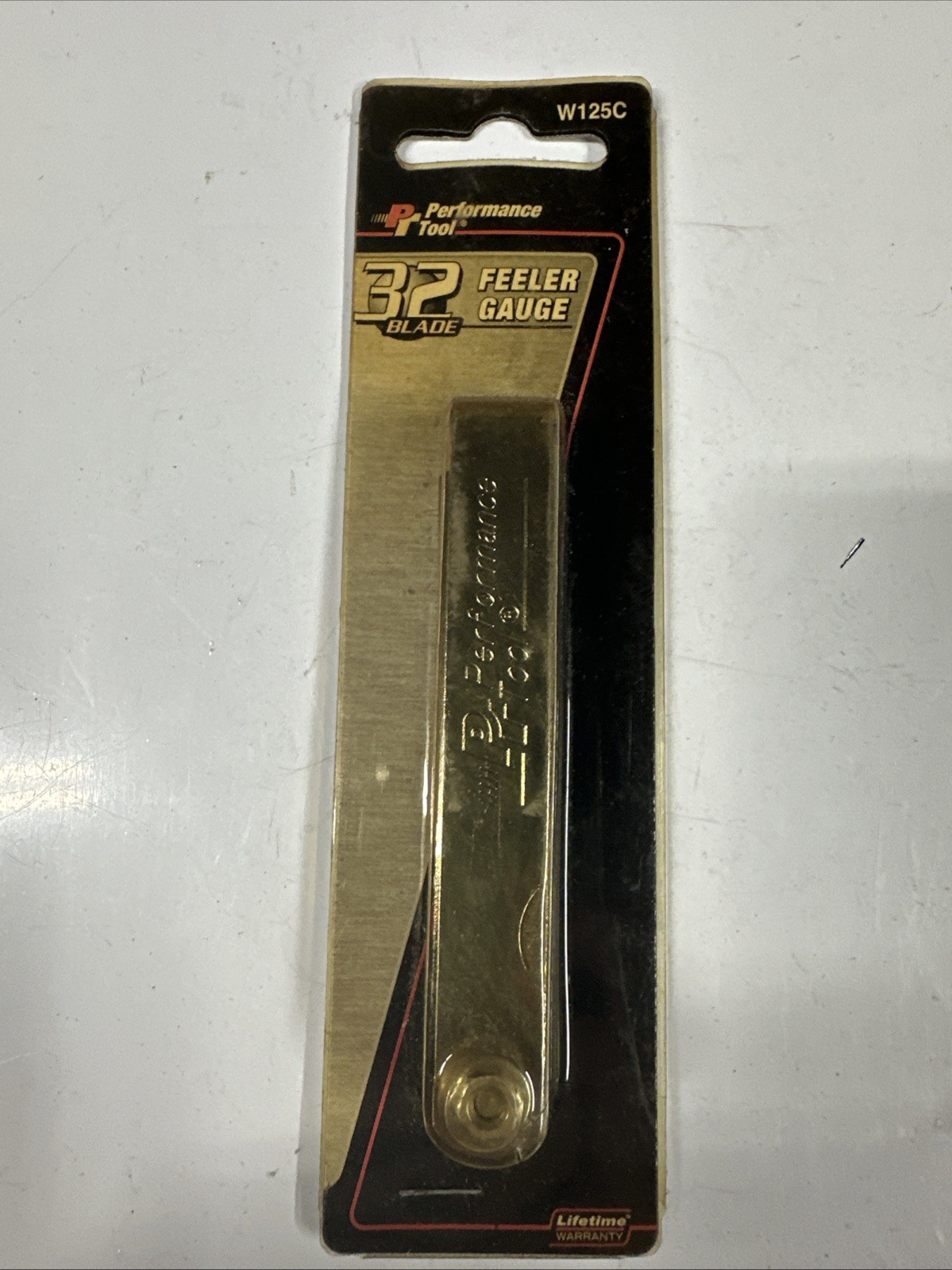 Performance Tool 32-Blade Feeler Gauge set W125C ~ 3 1/2 “ Long