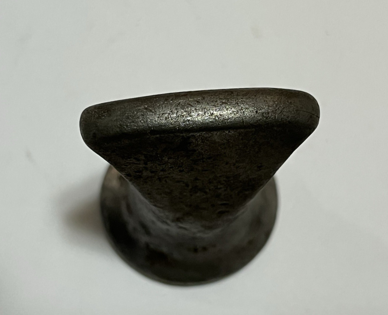 Vintage Domed Head Mushroom Shaped Wedge Specialty Hand Dolly Anvil Dollie RARE