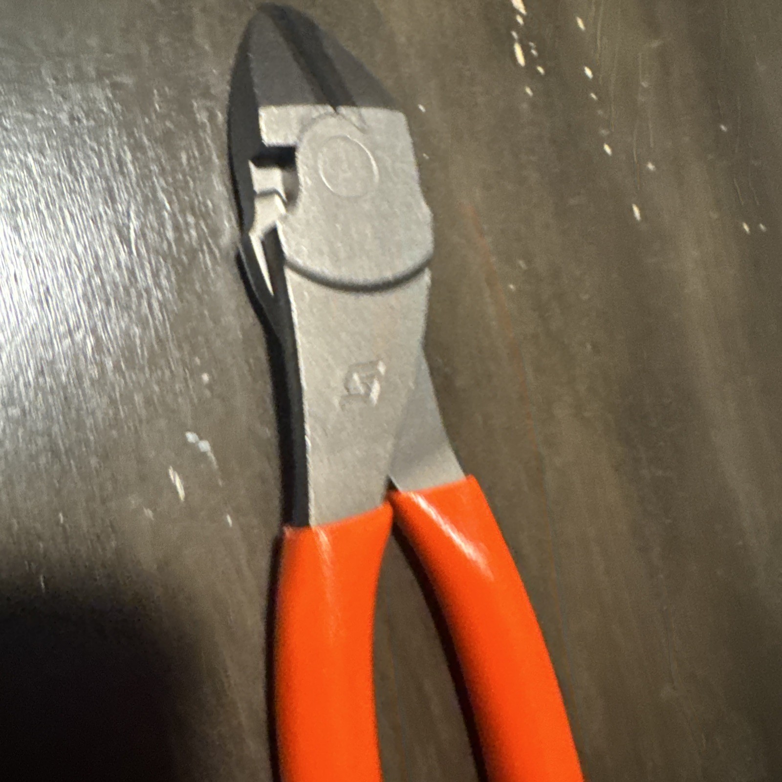 Snap-on Tools USA NEW ORANGE Grip 8″ High Leverage Diagonal Cutter Plier 388ACFO