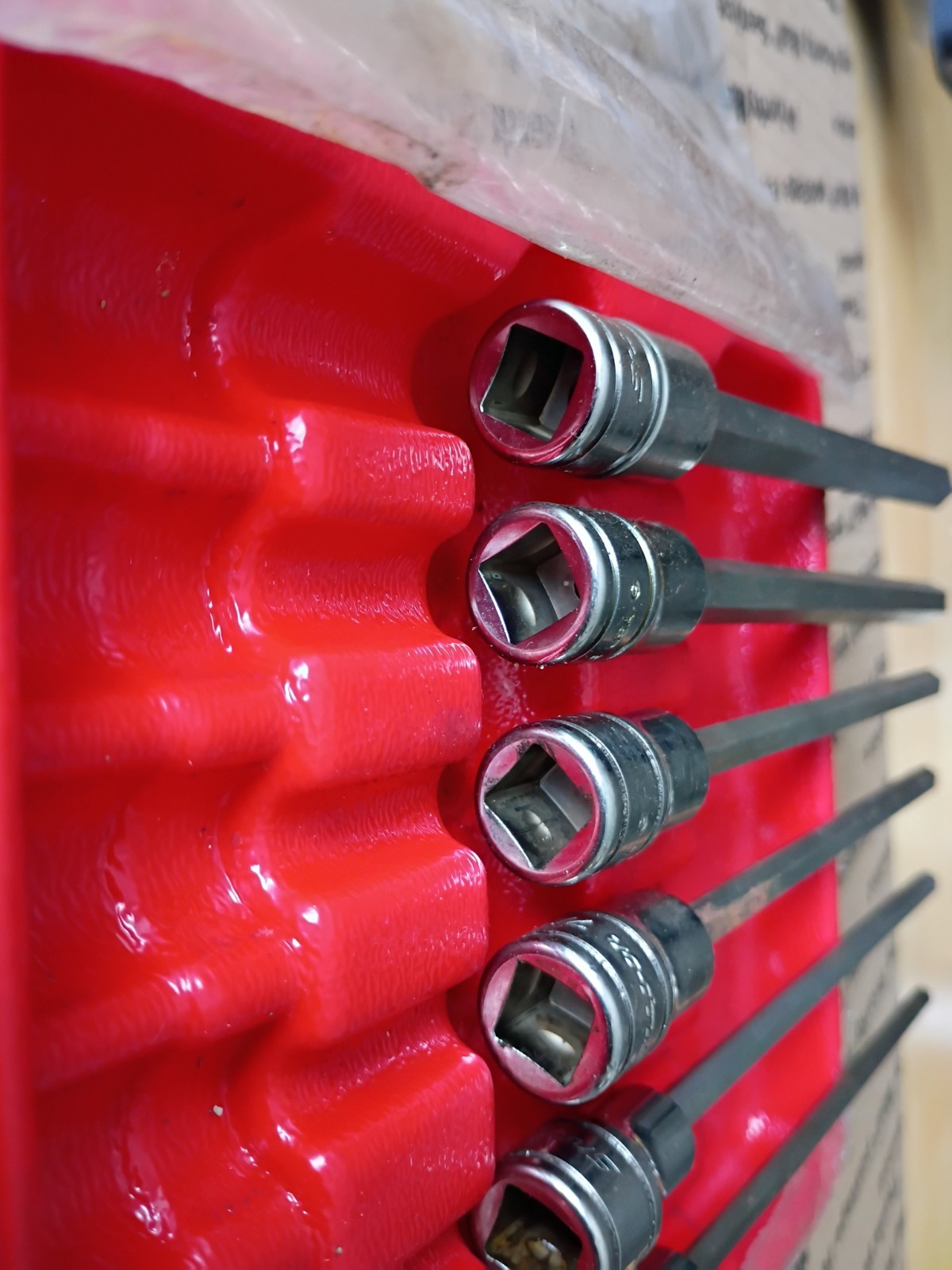 Excellent Snap-on 3/8″ drive 206EFAL SAE 5/32″ – 3/8″ Hex Socket Driver LONG