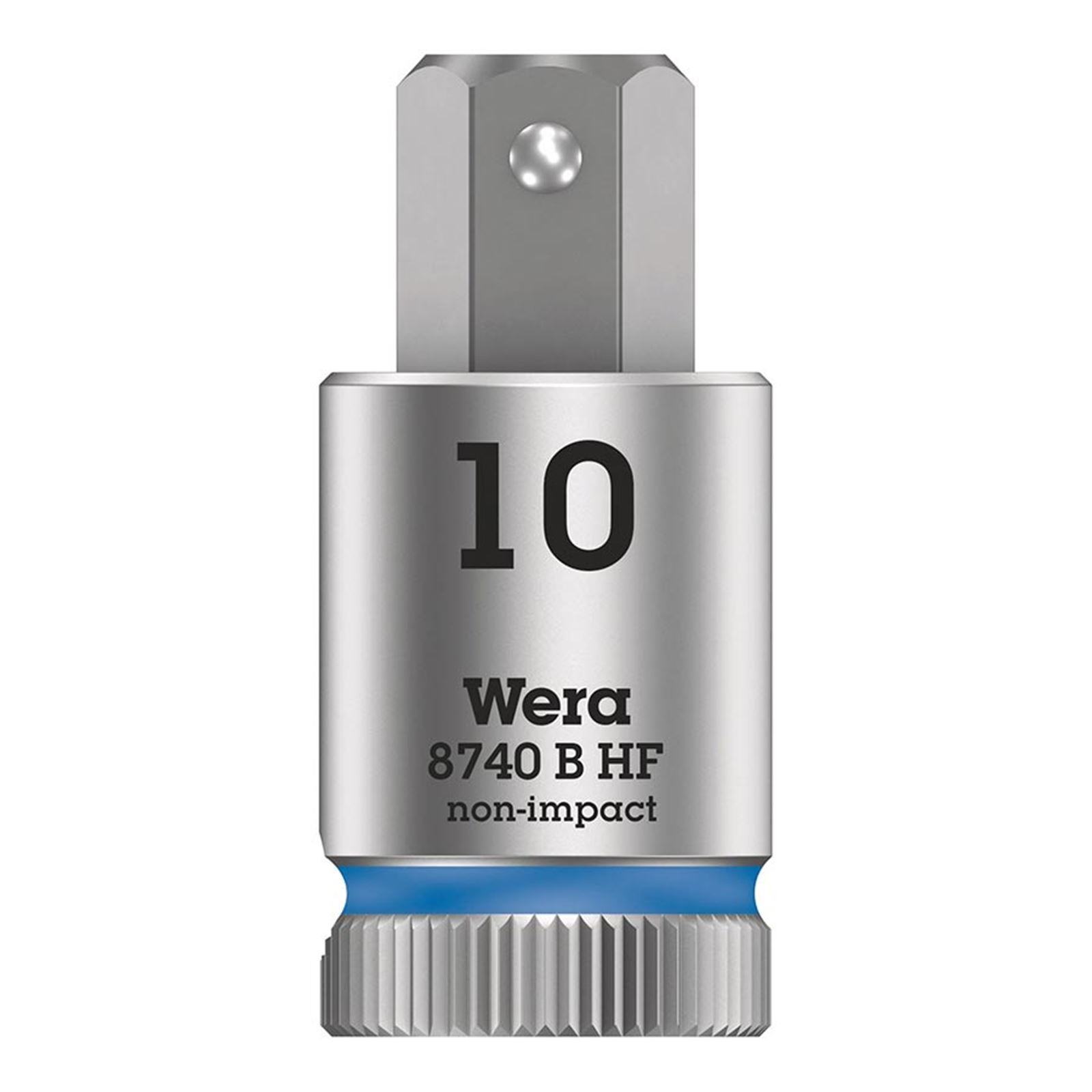 Wera 8740B HF Zyklop 3/8» Drive Hex 10.0 x 38.5mm with HF 05003043001
