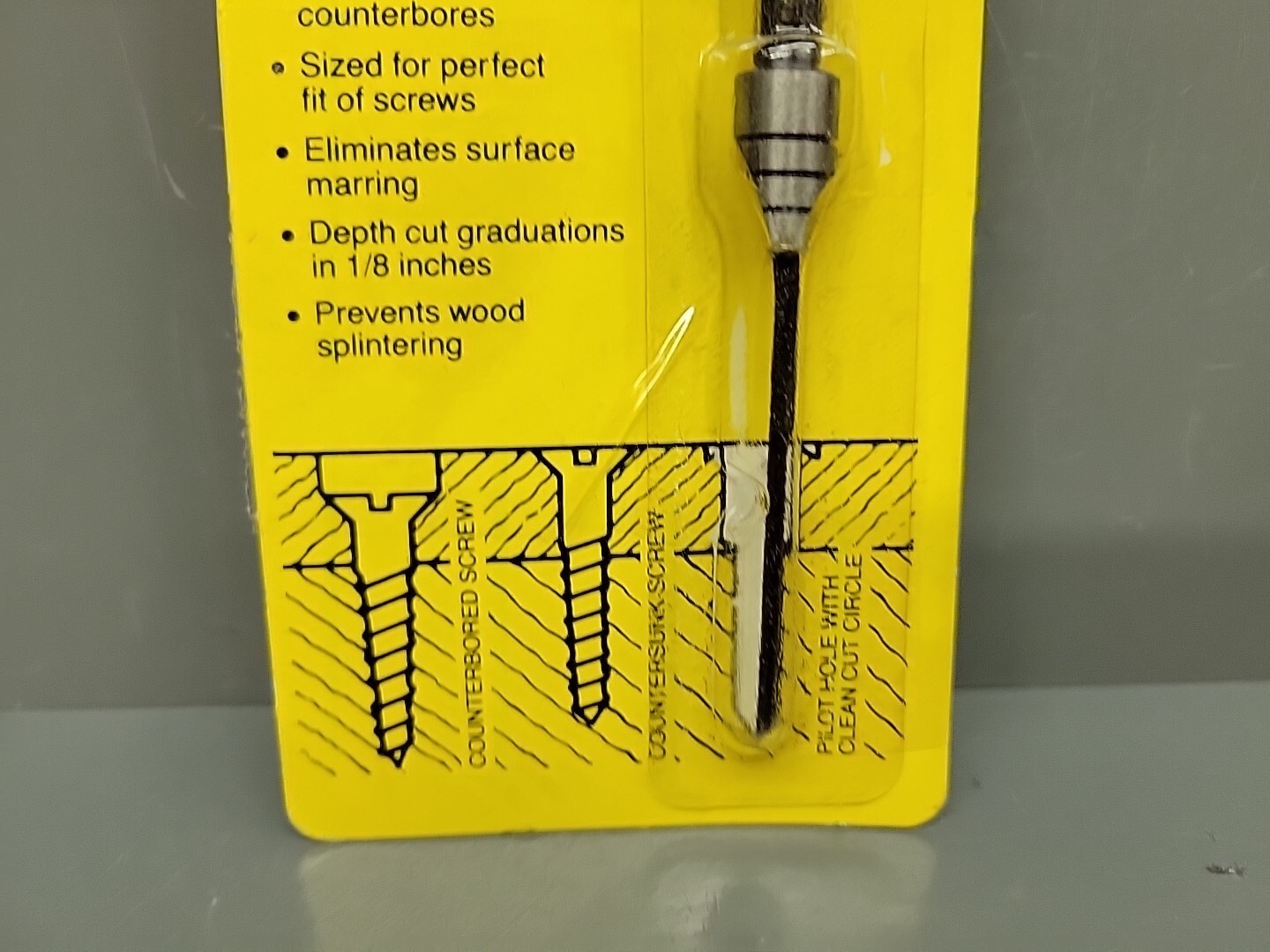 Stanley 04-710 3-In-One Screw Sink 2″ x #10 USA 1524A New Old Stock