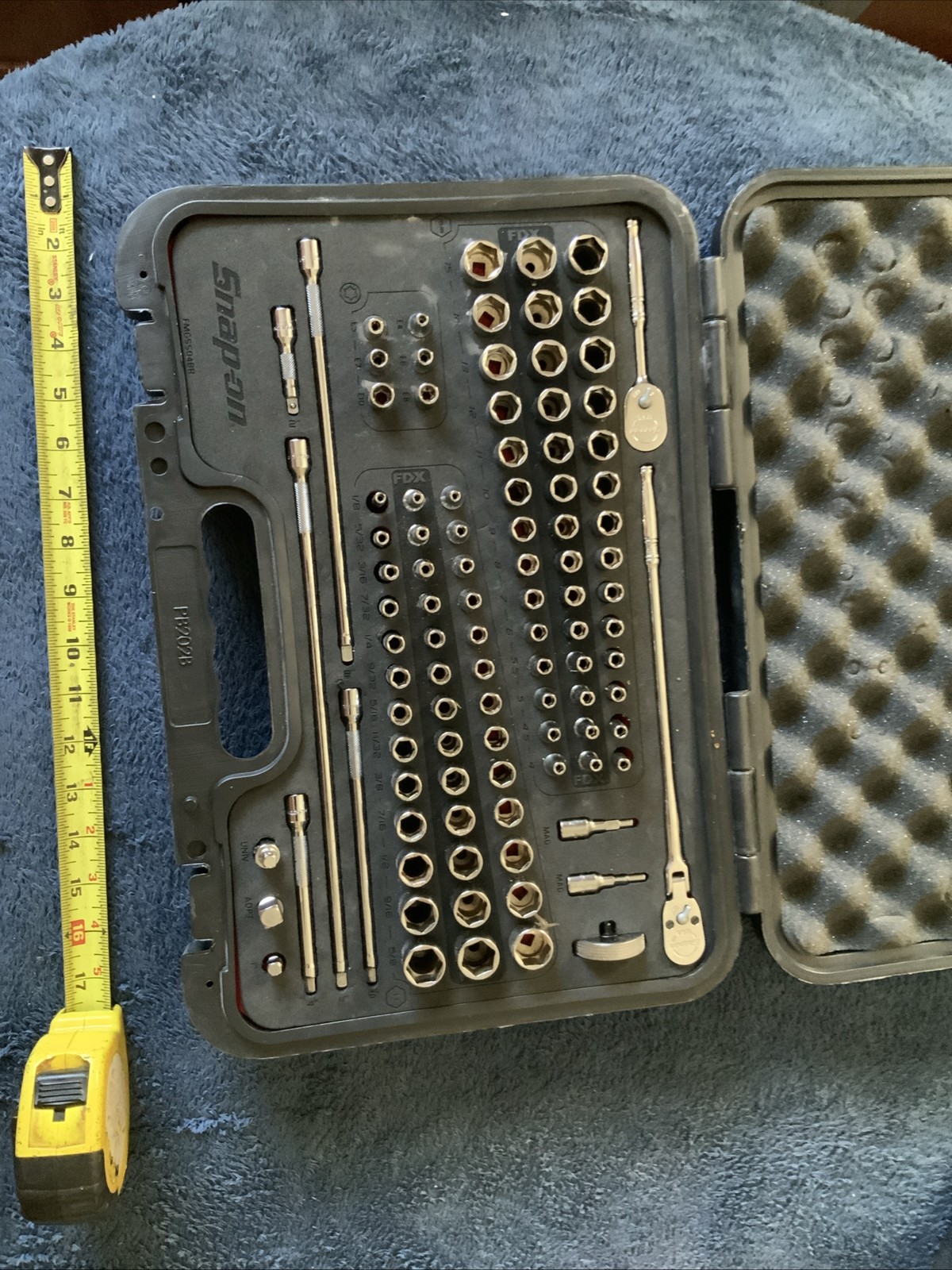 Snap On 1100tmpbfr, 100pc 1/4” Drive Sae General Service Set…good Shape….see Pic