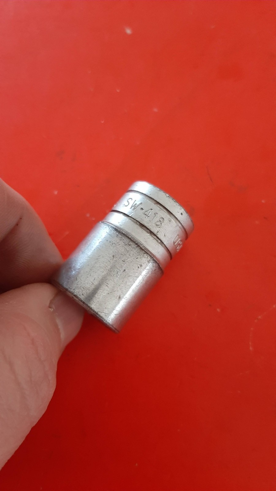 Snap-on Tools USA SW418 1/2″ Drive 8-Point 9/16″ Double Square Chrome Socket