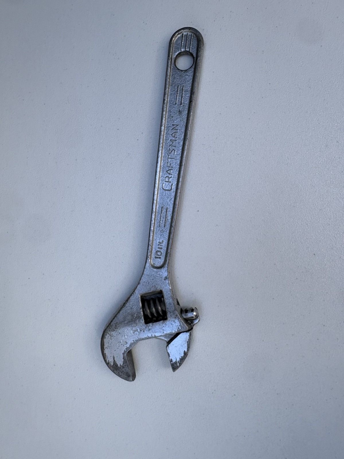 Vintage Craftsman 10″ Inch 250mm Adjustable Wrench Forged in USA – 44604