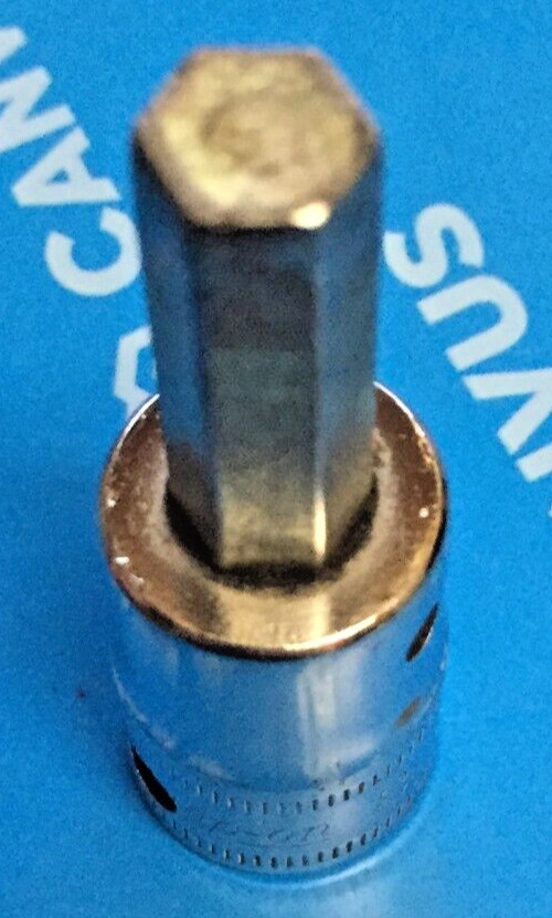 Snap On FAM8A Metric 8mm CR Hex Bit Socket 3/8″dr 2″L 1983 Canada Good 8.5/10L