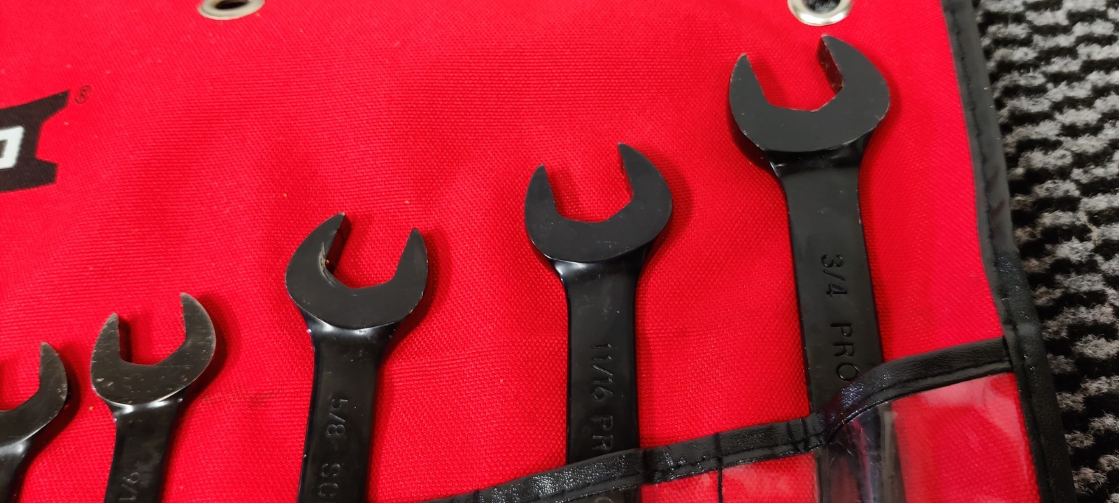 (150741) Proto 9pc Standard Wrench Set Black *Pre Owned*