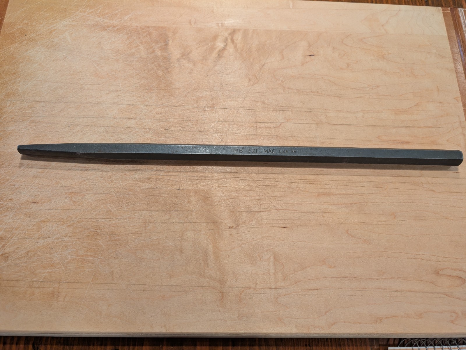 Mac Tools PB37L Bearing Race Punch/ Pry Bar 18 Inch