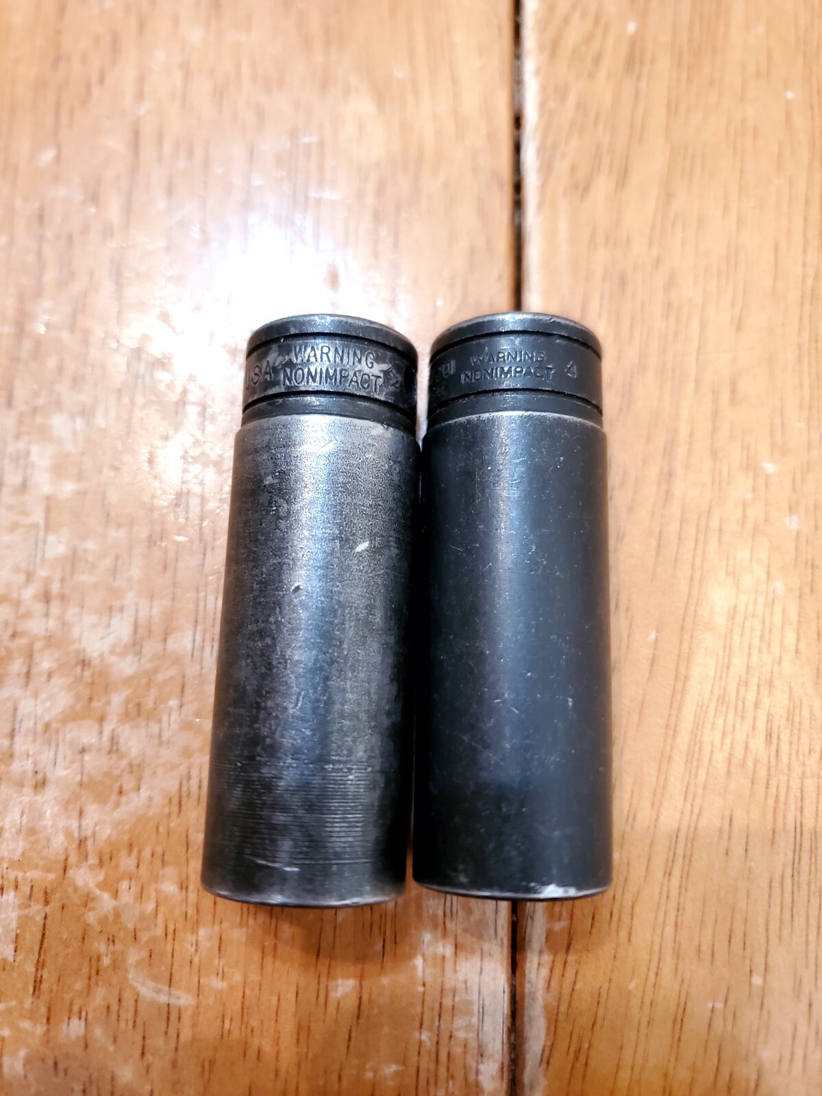 Snap On 3/8″ Drive 5/8″ 6&12PT Deep Industrial Finish Non Impact Sockets Worn