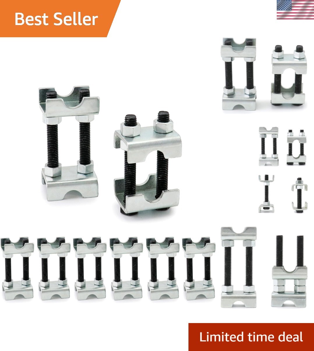 High-Quality Steel 2-Way Adjustable Spring Compressors – 8 Pack for Vehicles