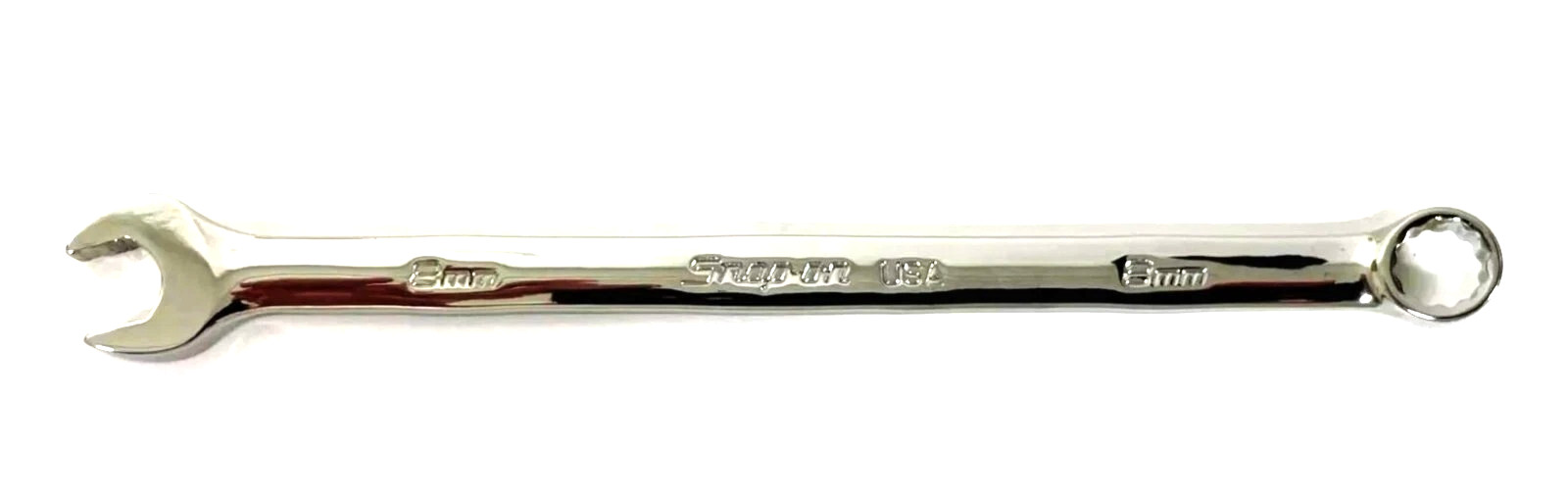 New Snap-on™ 8 mm 12-Point Metric Standard Combination Wrench SOEXM8