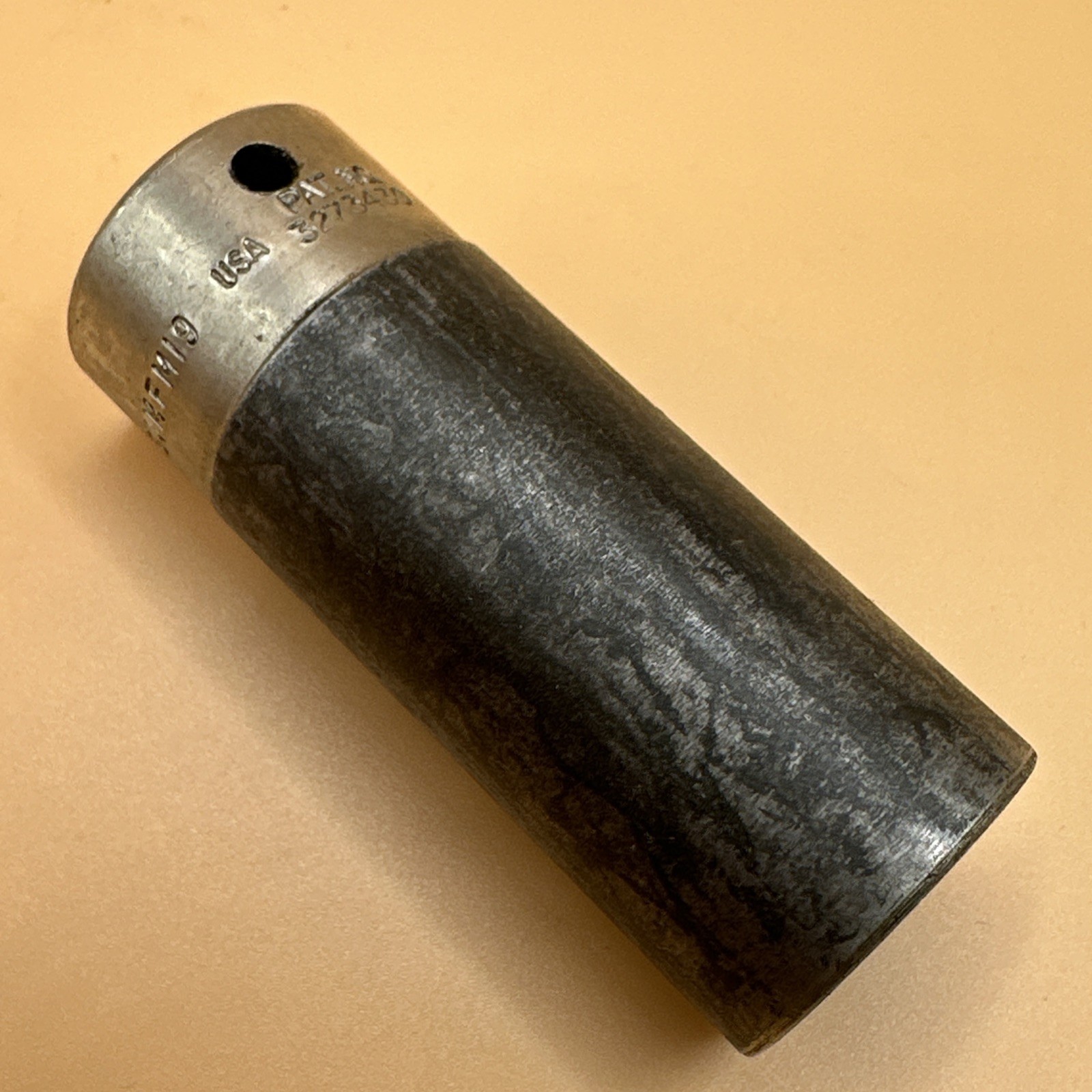 Vintage Snap-on USA SIMFM19 3/8″ Drive 19mm Deep 6 Point Impact Socket