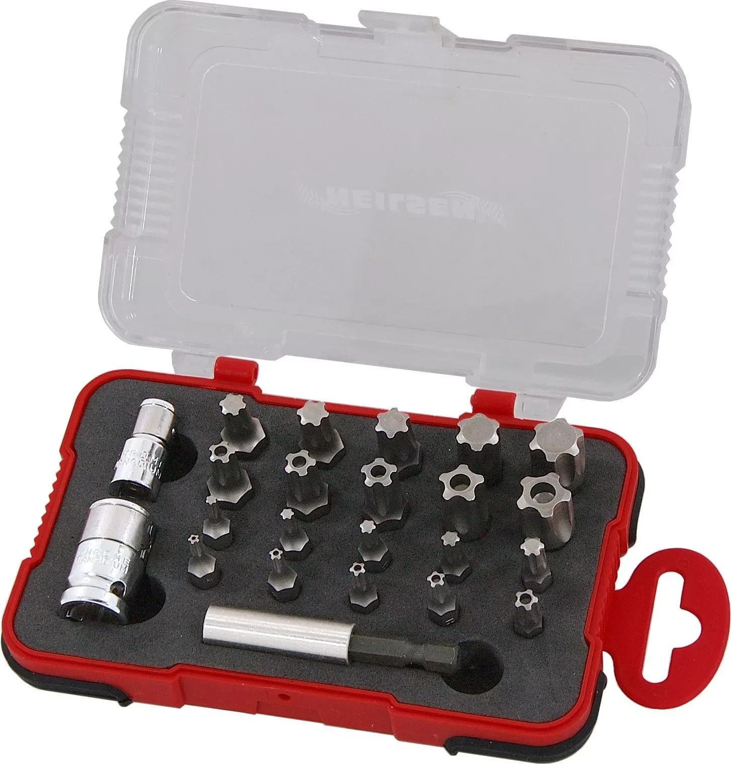 23 Piece Star Torx Plus Security Bit Set – Tp10 To Tp60 & Tps10 To Tps60
