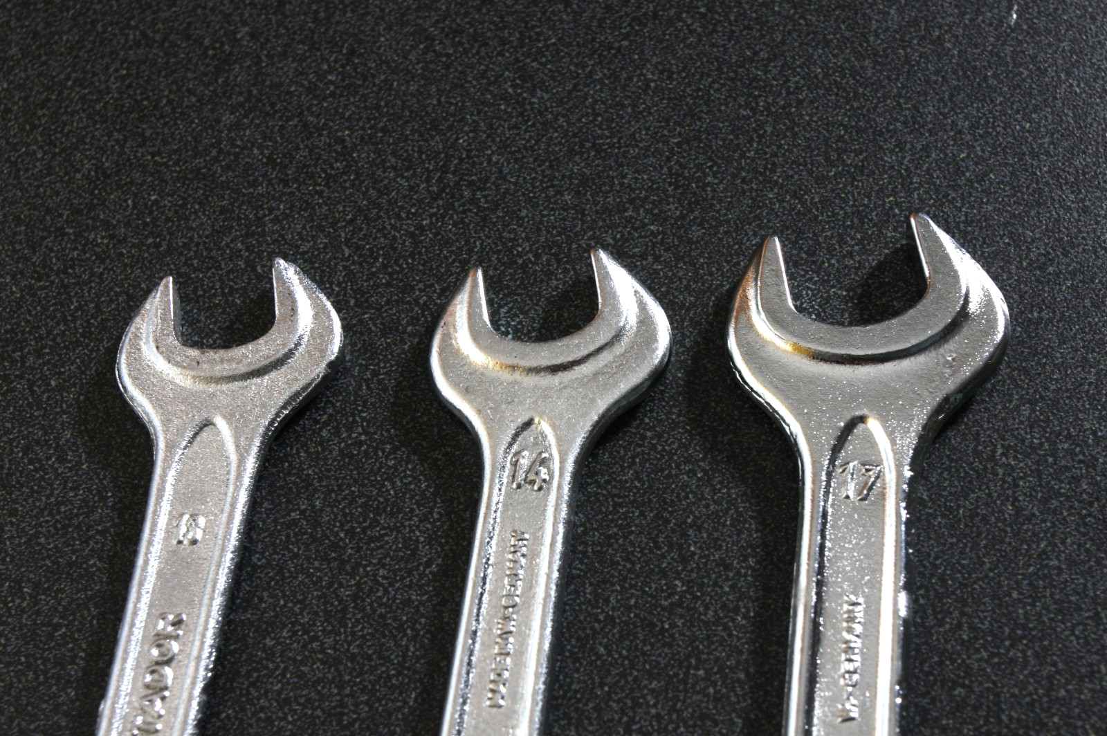 Mercedes-Benz Metric Wrench Set Matador Heyco Open-End 19mm 17mm 14mm 13mm 11mm