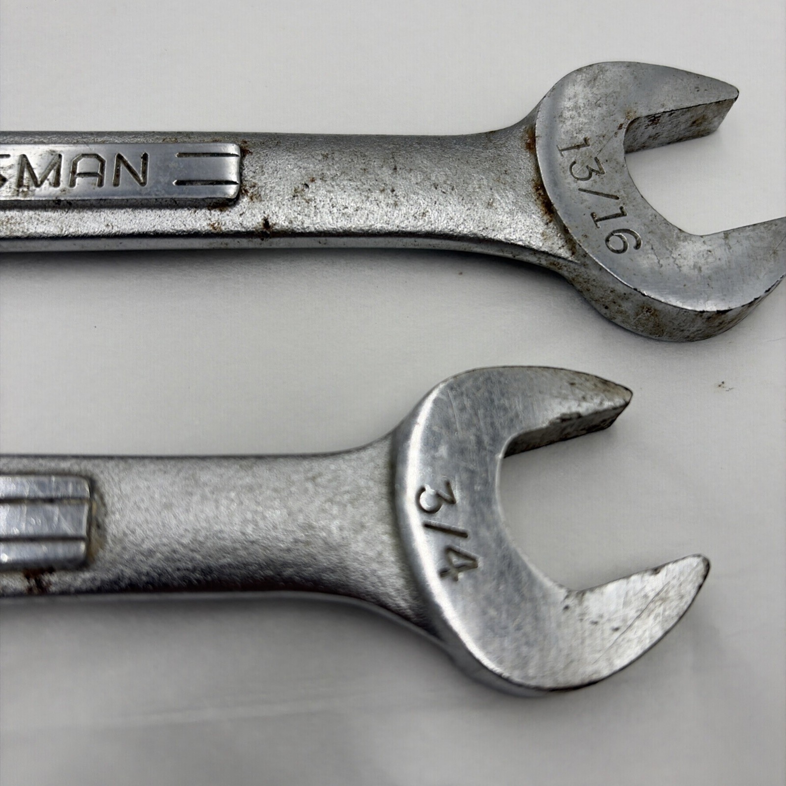 Vintage Craftsman -VV- SAE Combination Wrench Set of 9 Pieces See Description