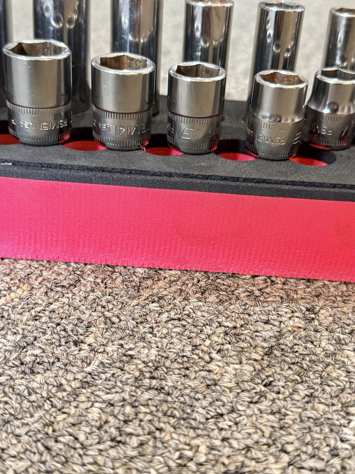 SNAP ON SFSM 19mm-8mm DEEP 19mm-7mm SHALLOW 24pc 3/8″ SOCKET SET