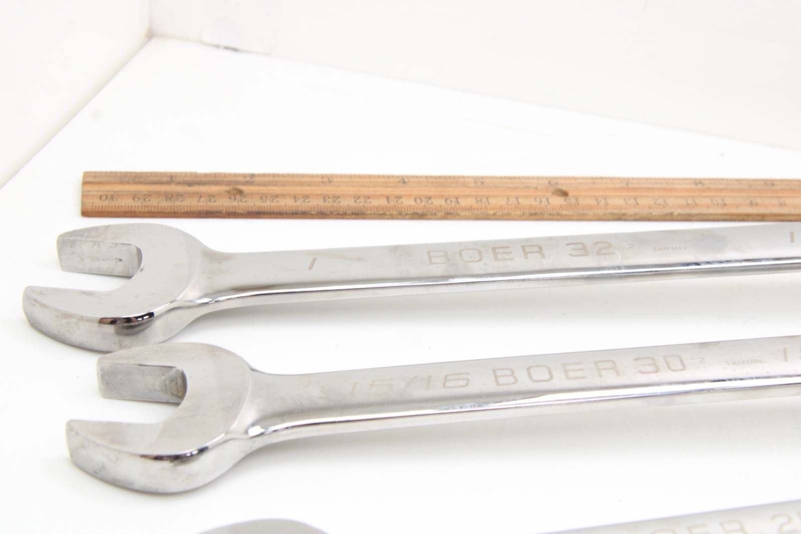Blue Point 13/16″ – 1″ SAE Chrome 4 Piece 12 Point Ratcheting Wrench Set USA